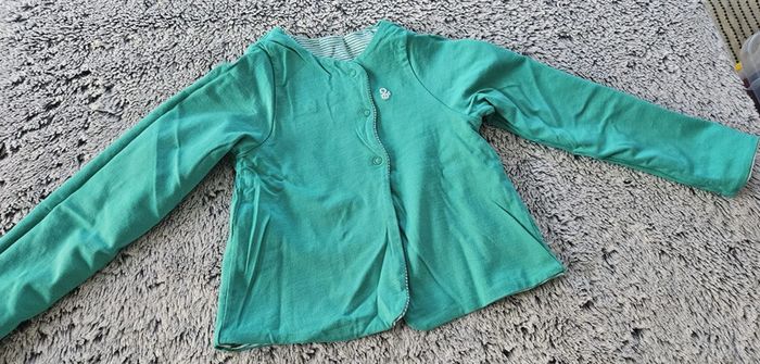 gilet reversible okaidi