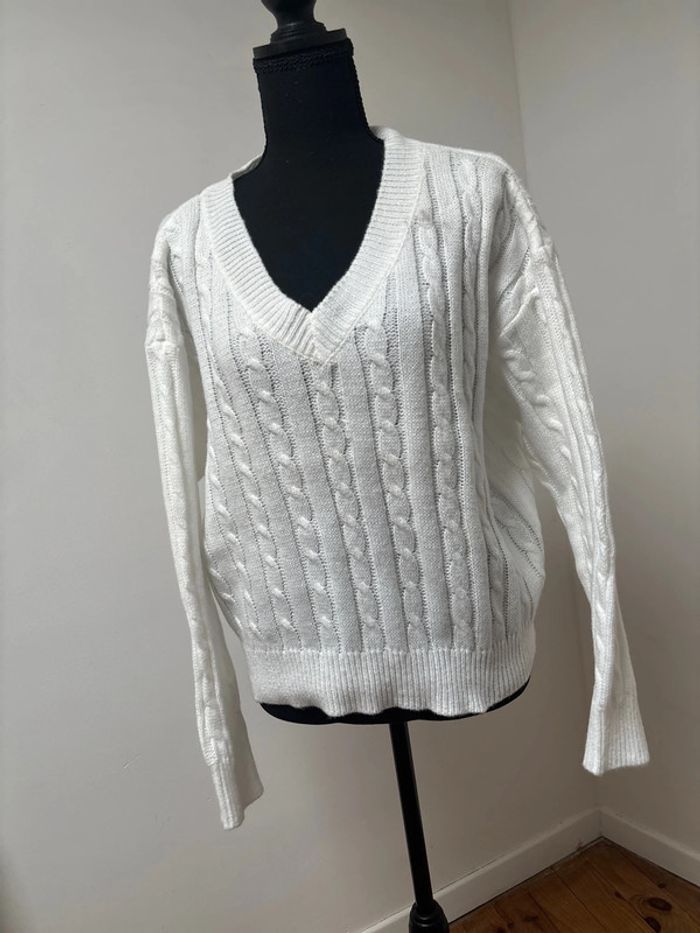 Pull tressé