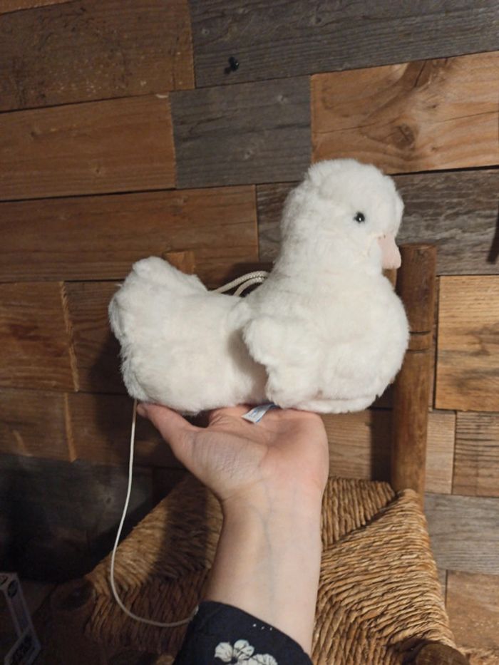 Peluche colombe musicale vintage Nounours tbe - photo numéro 9