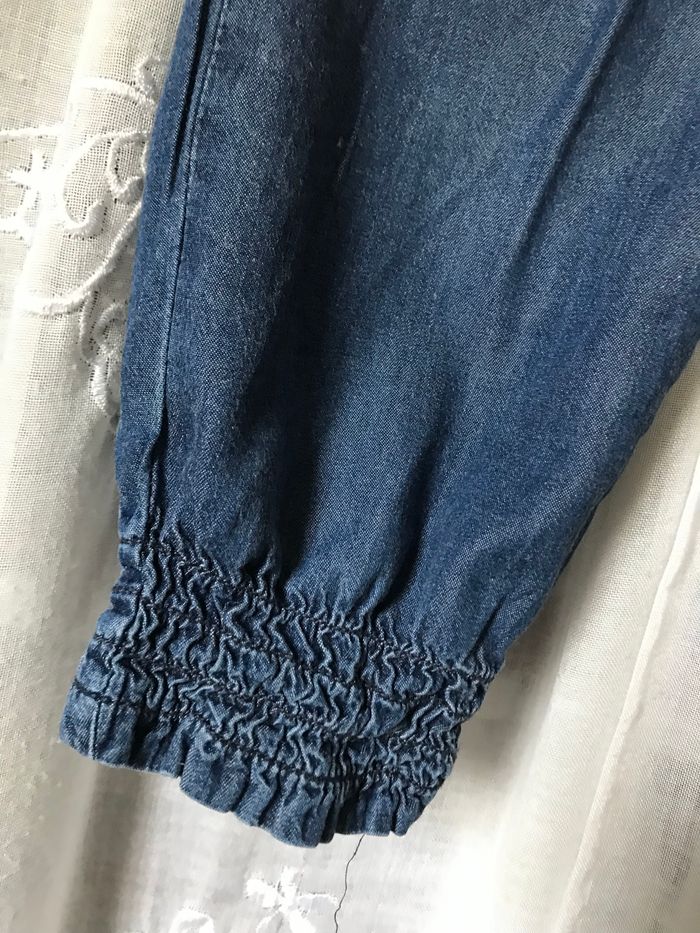 Pantacourt en jeans souple papillon doré 8 ans Zeeman - photo numéro 6