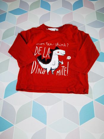 D3804 - tee-shirt garçon 12 mois