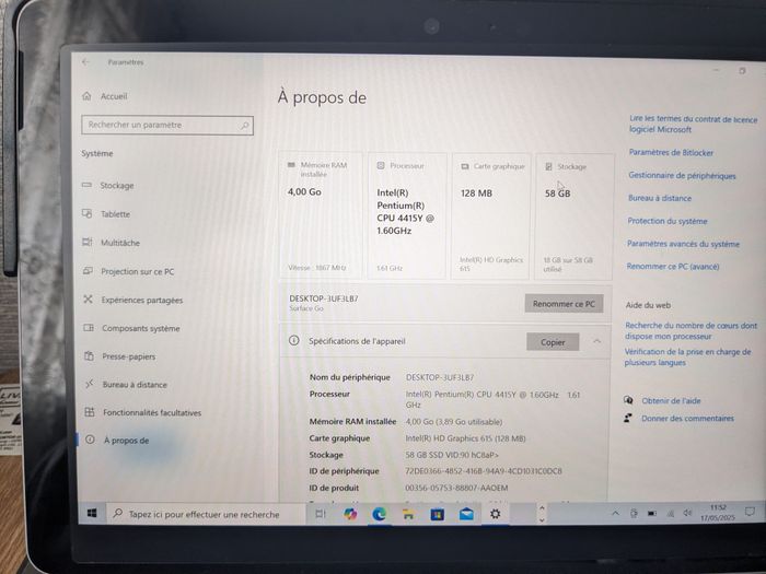 Tablette / pc microsoft surface, idéal pour étudiant + clavier rétro-éclairé + stylet, comme neuf - photo numéro 7