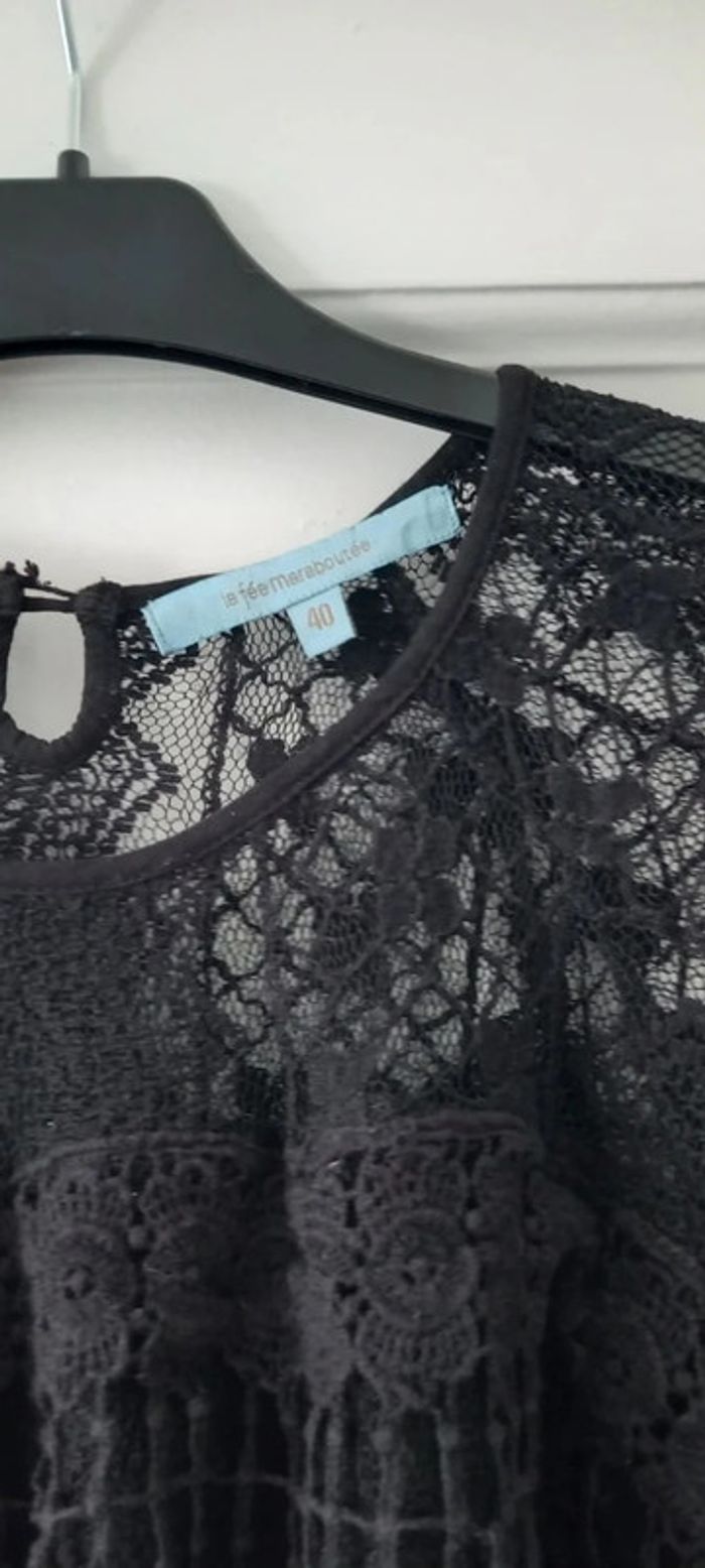T-shirt noir La fée maraboutée 40 - photo numéro 5