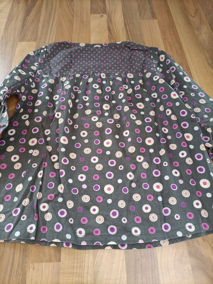 Chemise manches longues violet rose 5 ans Tissaia - photo numéro 7