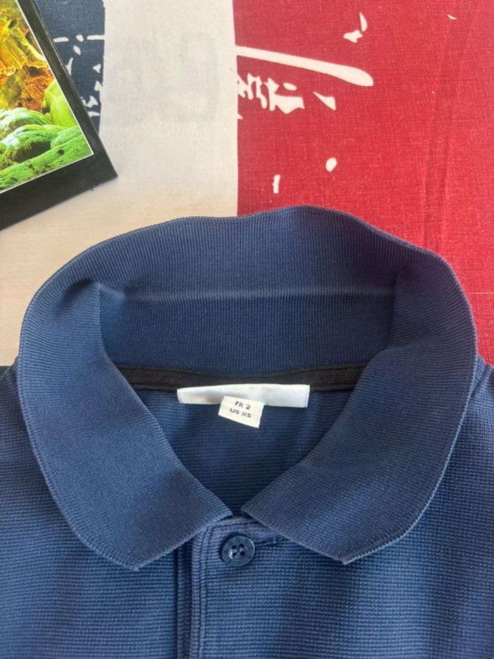 Polo Lacoste taille xs bleu et noir - photo numéro 4