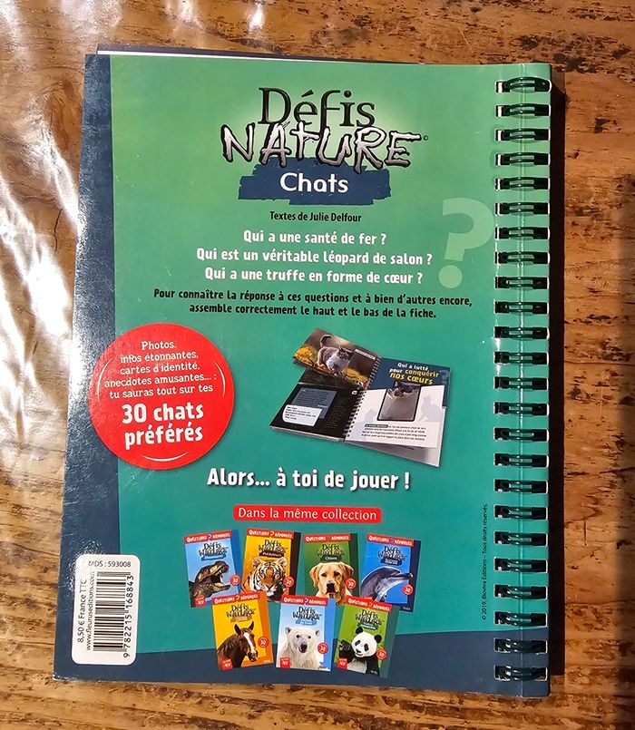 Livre Défis Nature Chats - photo numéro 2