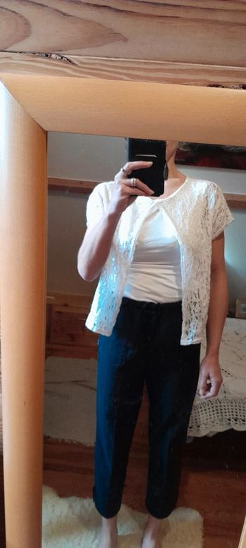 Haut blanc dentelle / made in France 🇫🇷