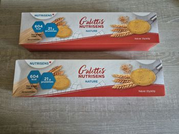 2 Paquets de galettes proteinés nature 