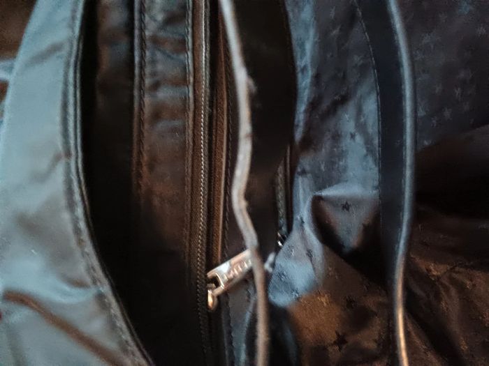 Sac bandoulière toile et cuir | Thierry Mugler |Zenith 13 - photo numéro 9