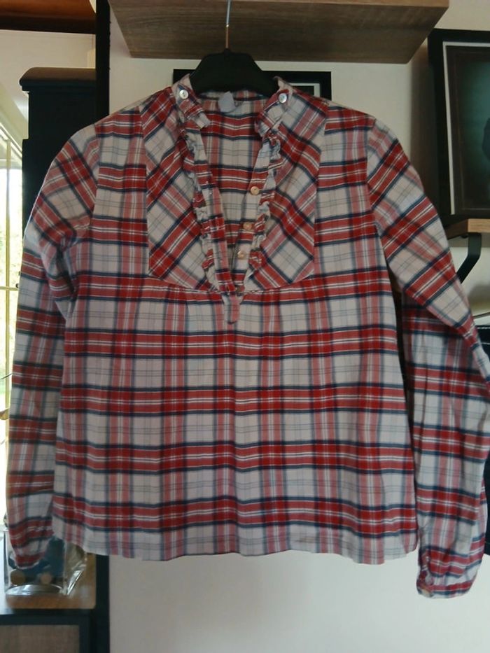 Chemise cyrillus short denim et cloth 12 ans - photo numéro 2