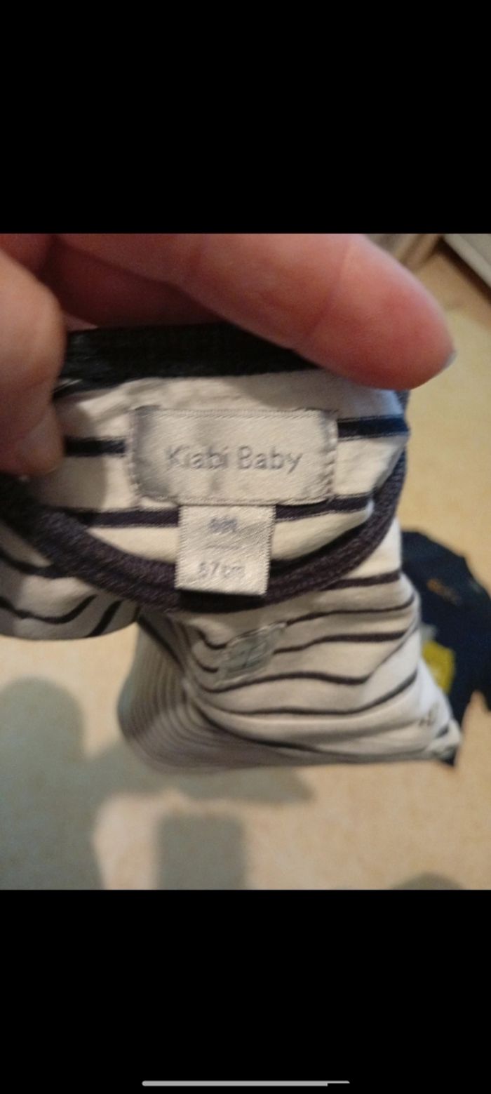 Lot 3 haut manche longue taille 6 mois - photo numéro 5