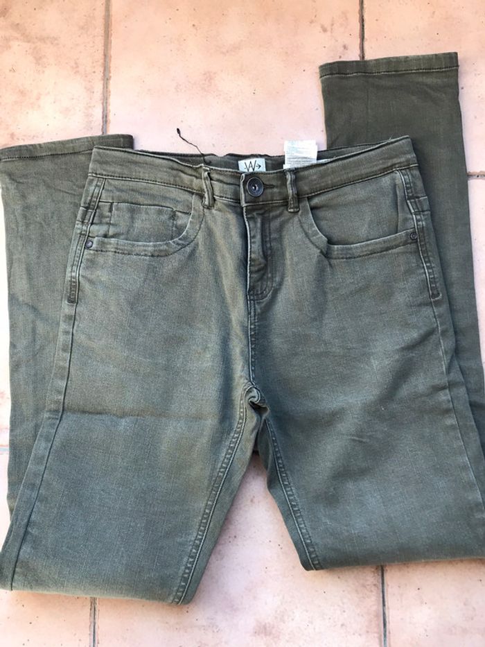 Jean kaki IKKS 14/15 ans