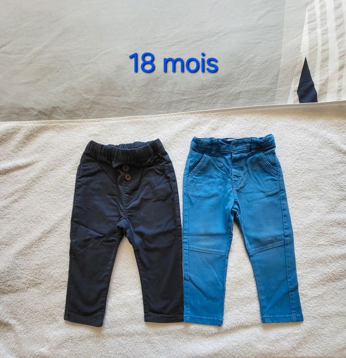 Pantalon en toile 18 mois 7e les 2