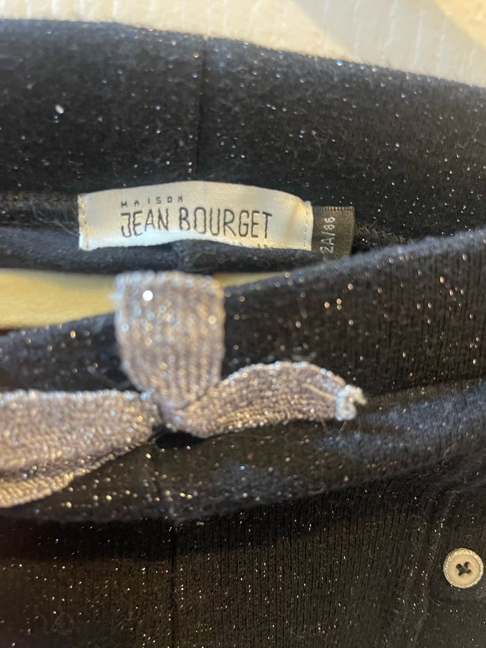 Pantalon jogging noir à paillettes 2ans Jean Bourget - photo numéro 2