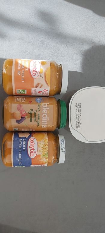 Lots purées 6 mois
