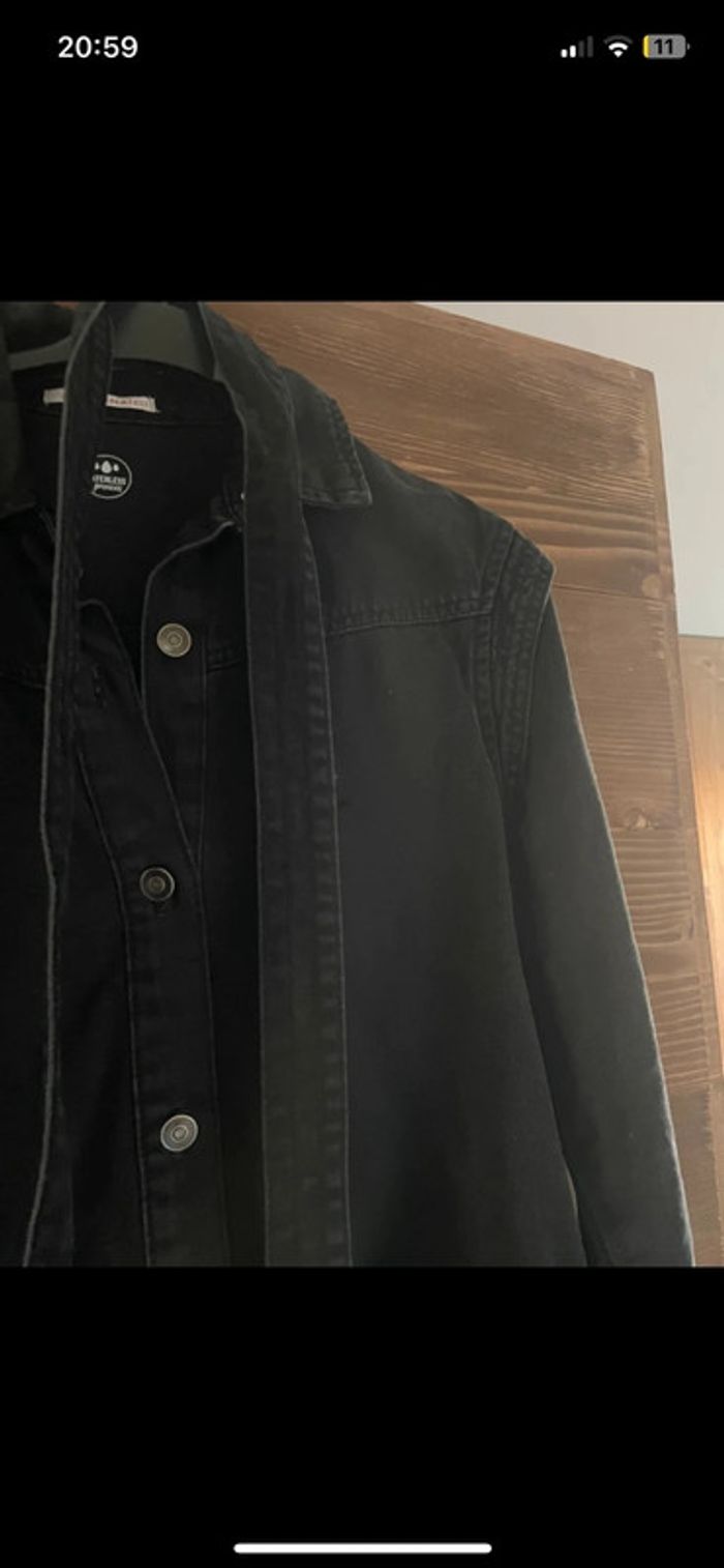 Robe en jean camaïeu noir - photo numéro 2