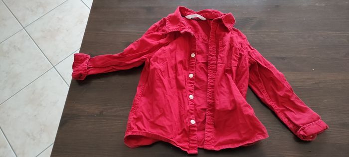 Chemise rouge hm enfants