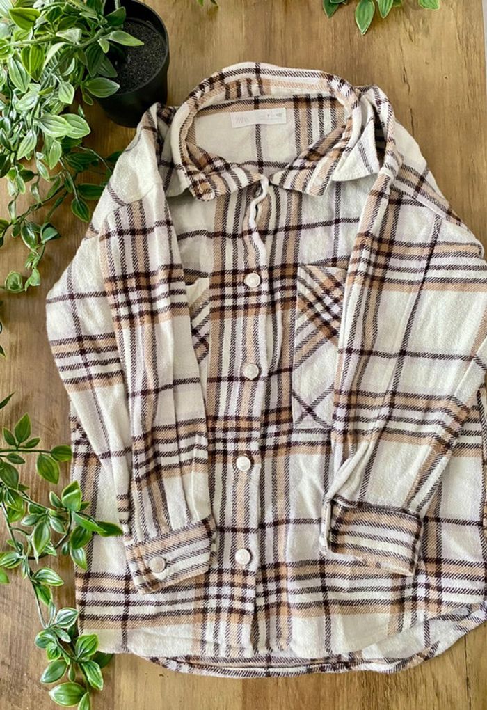 Sur chemise/chemise fille Zara taille 7 ans