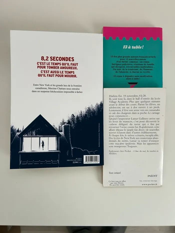 Lot de 3 livres de Maxime Chattam - photo numéro 2