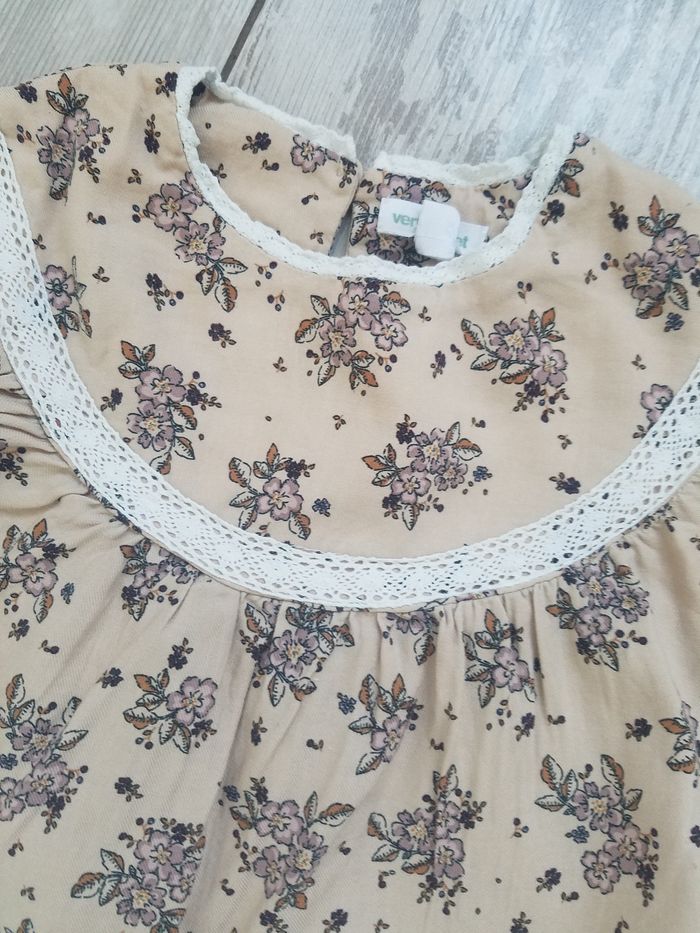 Ensemble fille robe gilet Verbaudet 6/7 ans tbe - photo numéro 5