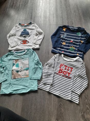 Lot tee shirt 18 mois