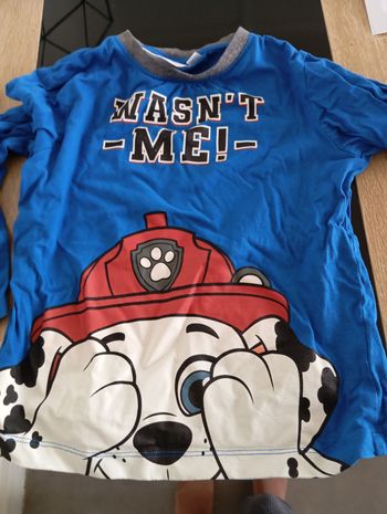 T-shirt manches longues pat patrouille garçon 