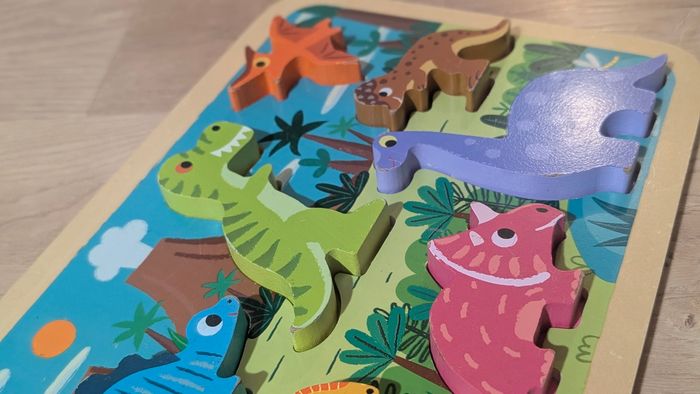 Puzzle bébé Dinausore Janod - photo numéro 3