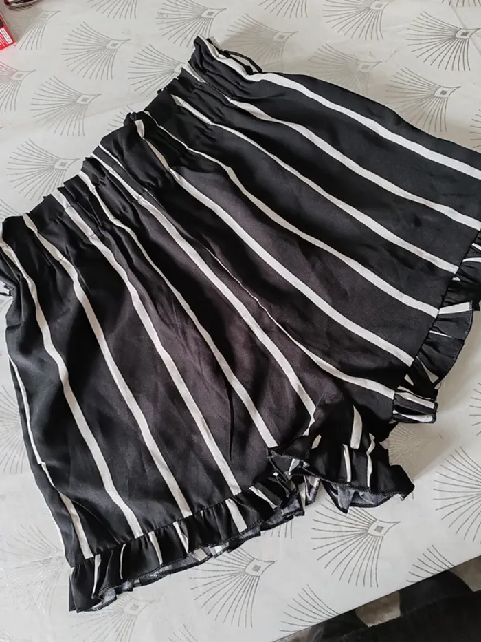 Short rayé 15 ans