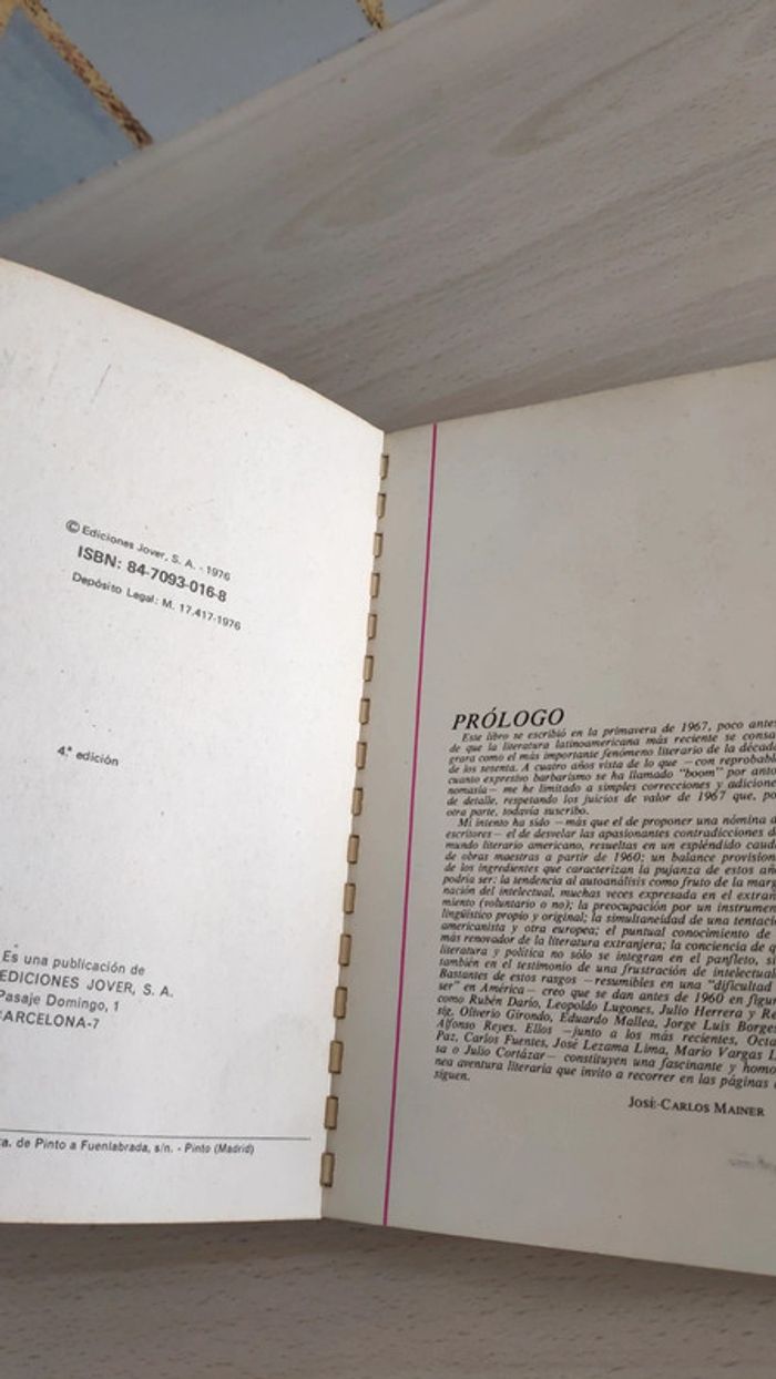 Livre Atlas de literatura latinoamericana siglo XX Baqué littérature latino américaine - photo numéro 3