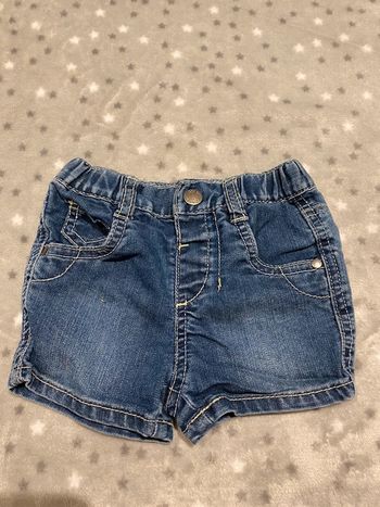 Short en jean 6 mois