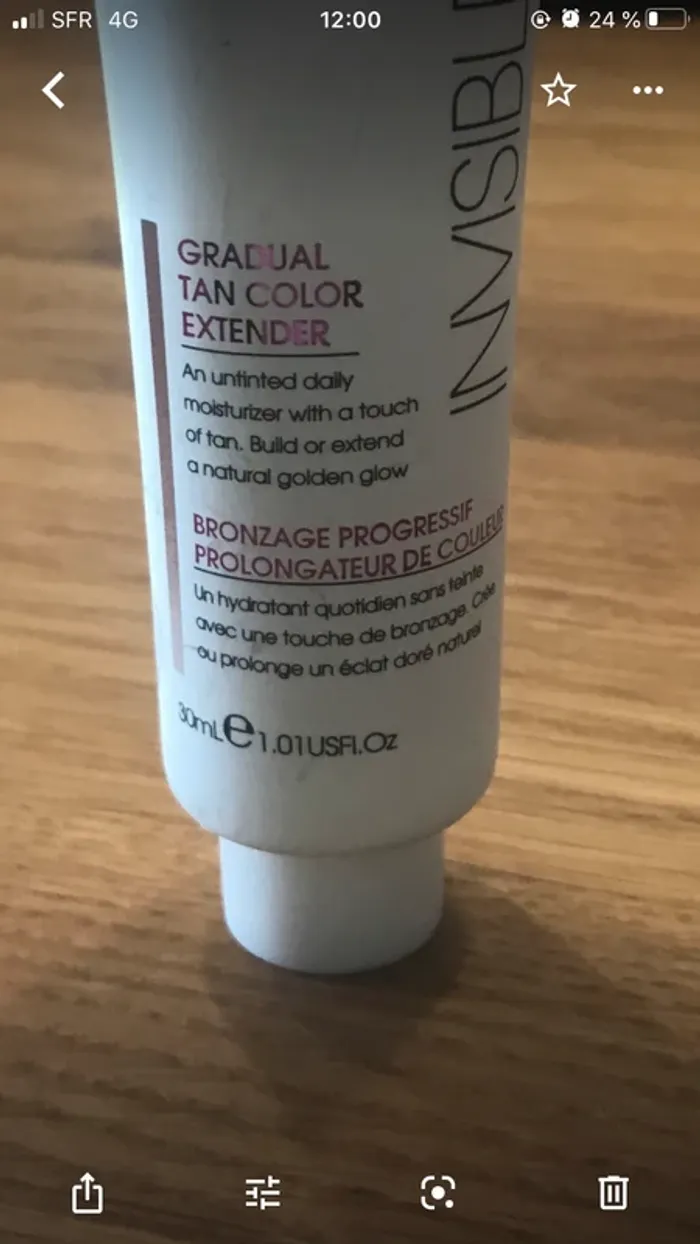 Hydratant pour un bronzage progressif Minetan - photo numéro 2