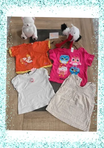 Lot t-shirts 12 mois