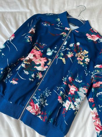 Veste bleue shein taille L