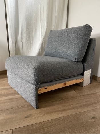 Module Vimle 1 place housse Gunnared gris PAs D’ENVOI