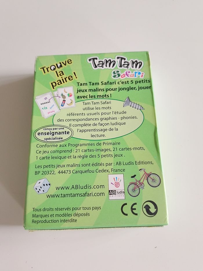 Tamtam safari jeu de lecture et de rapidité complet niveau CP - photo numéro 2