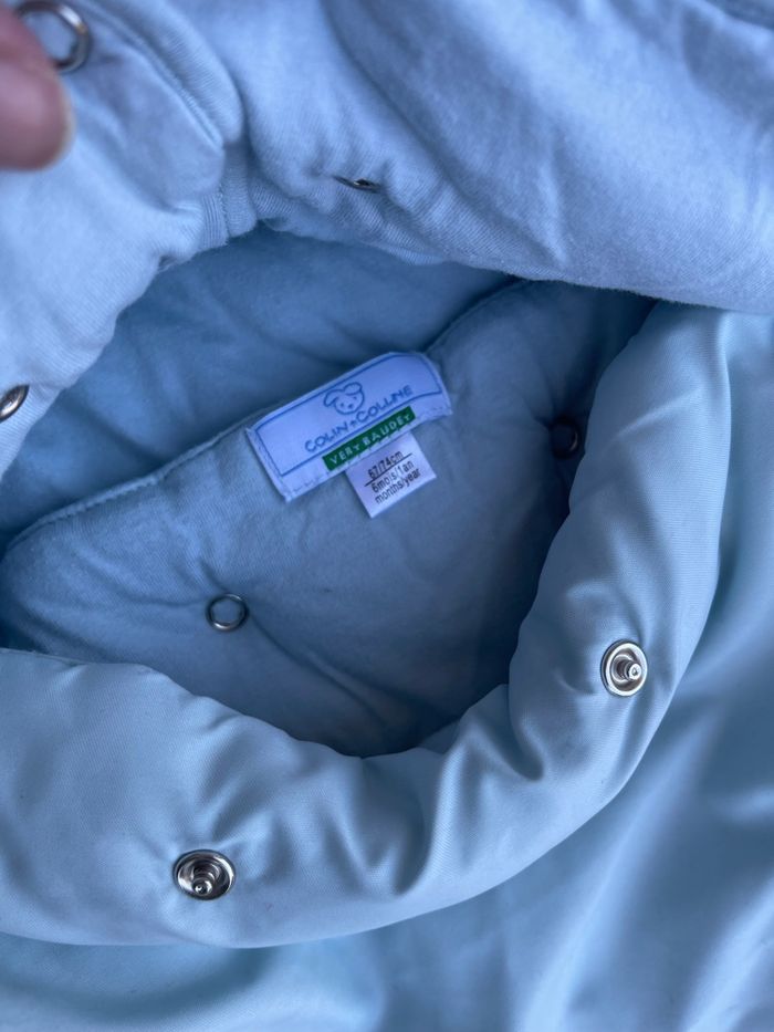 Combi pilote vintage bleu ciel - Colin Coline Vertbaudet - photo numéro 3