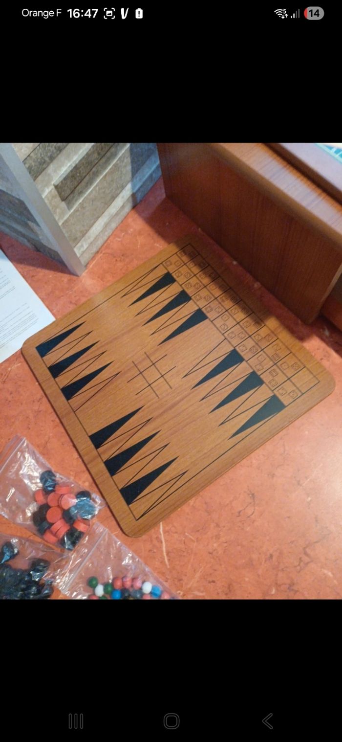 Jeu 10 en 1 holzspieldbox - photo numéro 6