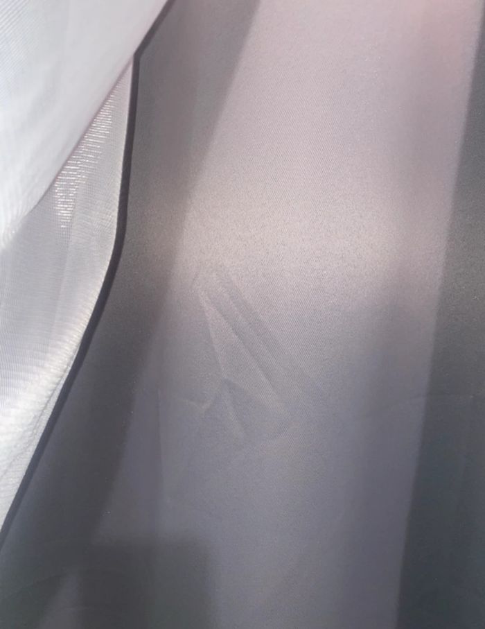 Lot de deux rideaux occultant avec voilage - photo numéro 5