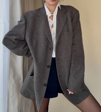 Blazer Cerruti 1881 à chevrons taupe XXL - très bon état