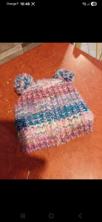 Bonnet fille taille 2 ans
