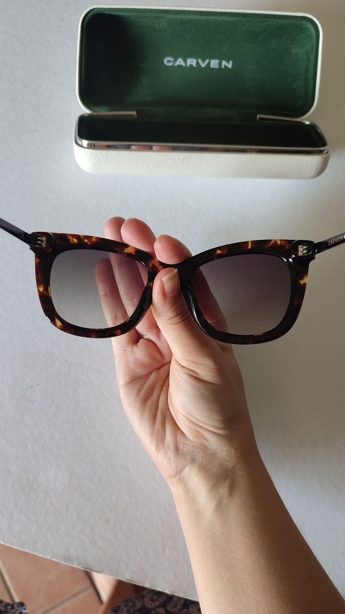 Lunettes soleil Carven écaille de tortue - photo numéro 5