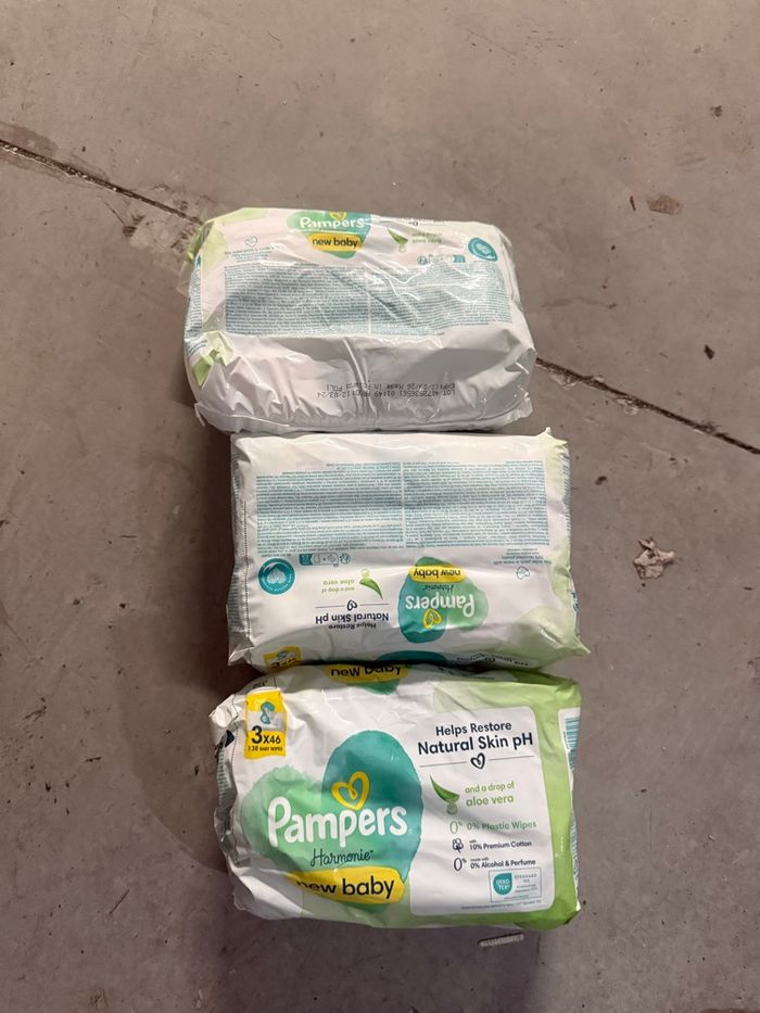 Lot lingette pampers harmonie