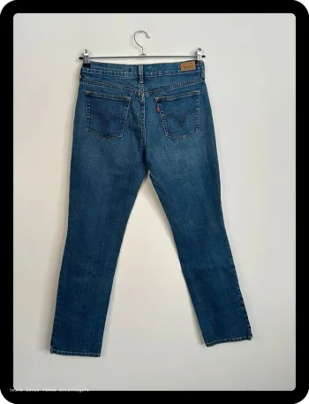 Jean Levi's Femme 505 Straight Leg Bleu | W28 FR38 | Très Bon État | BP131