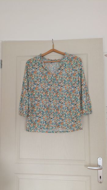 🔹haut manches 3/4 Gémo - m