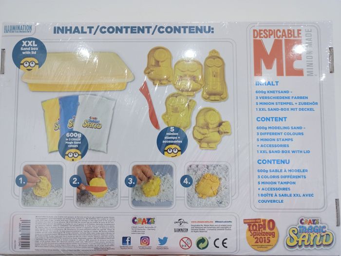 Craze magic sand Minions box - photo numéro 2