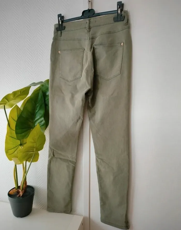 Pantalon Kaki  Cortefiel S - photo numéro 2