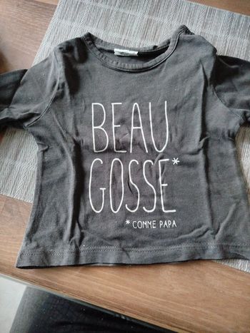 Vends tee shirt manche longue 3 mois