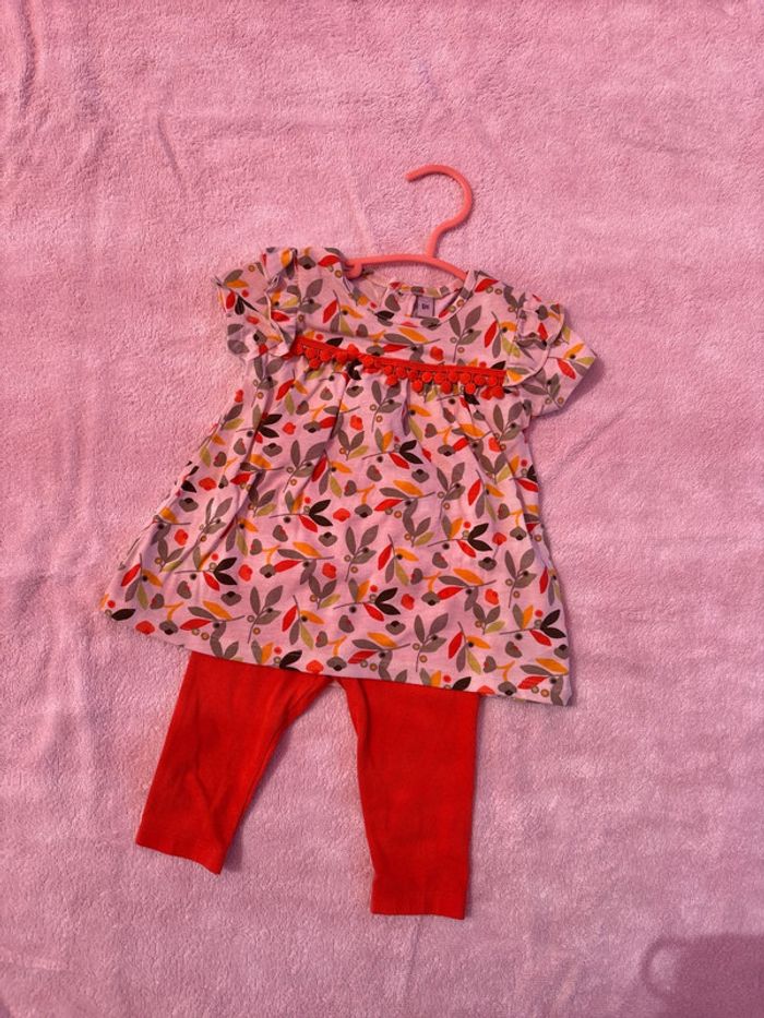 Ensemble legging / tunique - 6 mois