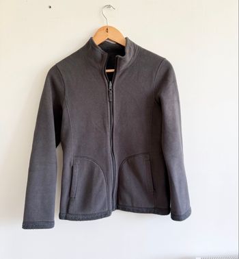 Veste polaire à zip gris - Boutique indépendante taille 36 S - comme neuf 
