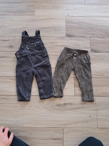 Lot Pantalon, salopette 18 mois